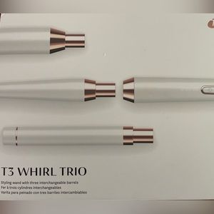 T3 interchangeable custom blend ceramic three barrel curling wand set